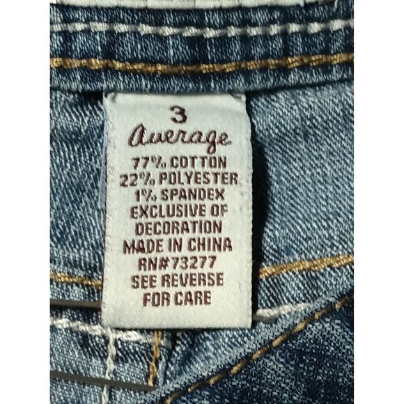 So Jeans Junior Size 3 Skinny Stretch Blue Denim - Picture 7 of 12